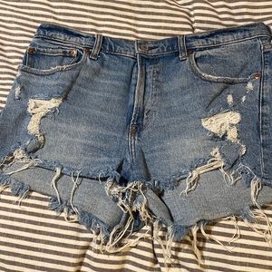 Abercrombie Mom Shorts Mid Rise